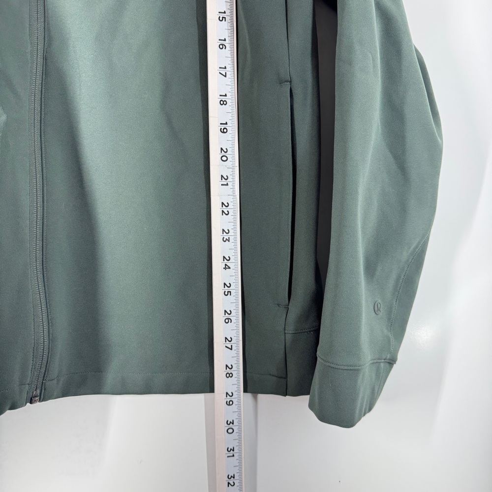 Lululemon Men Sojourn Jacket Green Performance Zip Jacket XXL Travel Athleisure - Picture 7 of 12